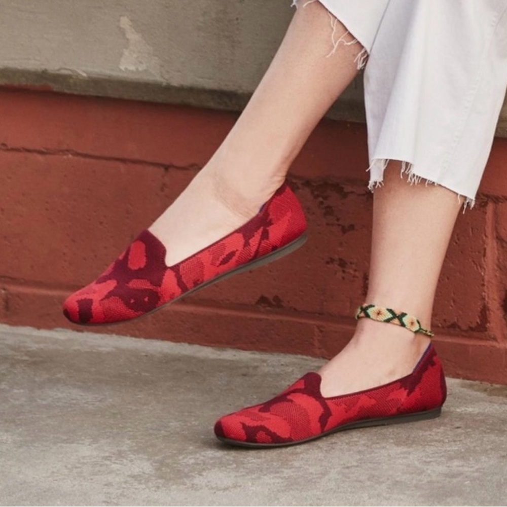 Rothy’s Red Camo Loafers *retired sz 9​ - Picture 5 of 5